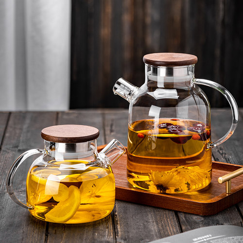 玻璃茶壶家用养生泡茶大容量加厚花茶单壶耐高温电陶炉专用烧水壶