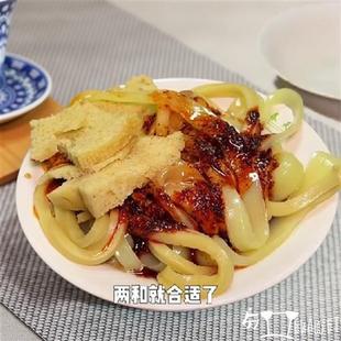 甘肃兰州天水武威特产小吃凉皮手工酿皮子面皮带独立料包商用