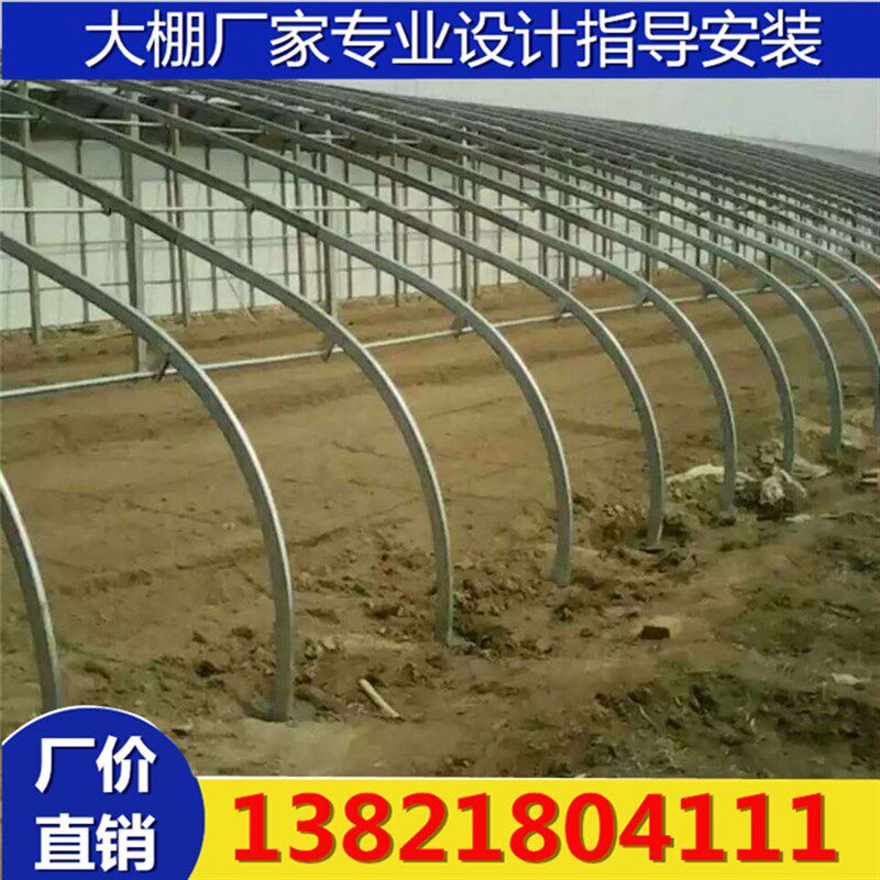 大棚温室钢管定h做 塑料大棚架子 镀锌钢管大棚骨架厂家供应