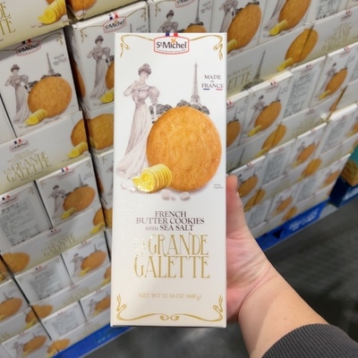 上海开市客国内代购 LA GRANDE GALETTE COOKIE 黄油饼干 600克