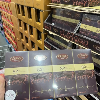 上海开市客国内代购CEMOI CHOCOLATE赛梦黑巧克力82%（100克）