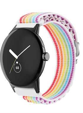 适用于 谷歌 pixel watch  2高山回环尼龙表带时尚潮流腕带
