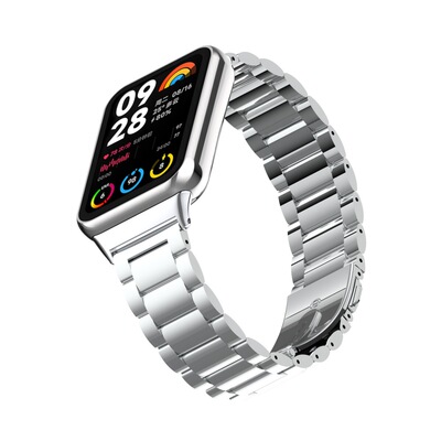 小米金属实心三珠金属表带