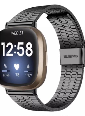 适用华为fit3/4金属表带HUAWEI华为watch IT NEW腕带watchfit2不锈钢TIA-B19/B09雅致表链小米手环9/8Pro卡扣