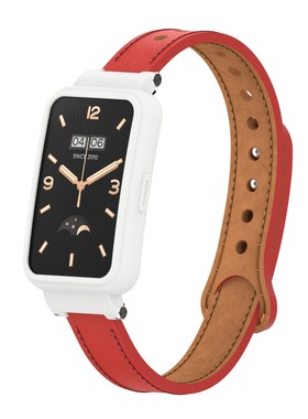 适用小米手环7pro 双钉表带 miband7pro双扣钉皮 tpu保护套