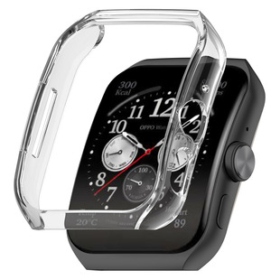 适用于oppo watch3pro保护套手表壳新款透明镂空pc壳膜一体保护软壳防摔钢化膜贴膜屏幕男女网红替换配件防水