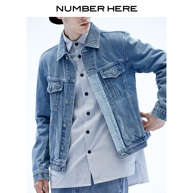 男女款牛仔夹克NUMBERHERE春季