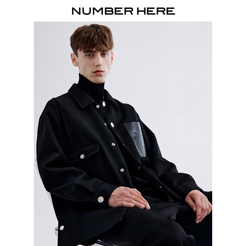 羊毛夹克外套NUMBERHERE