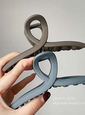 高级感鲨鱼夹发卡网红气质盘发抓夹大号发夹女后脑勺头发夹子头饰