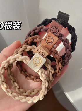 发圈2023新款高弹力头绳女简约气质高级感橡皮筋扎发丸子发饰头饰