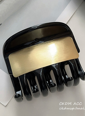 抓夹女后脑勺发夹鲨鱼夹高级感中号头发夹子网红2023新款发卡头饰