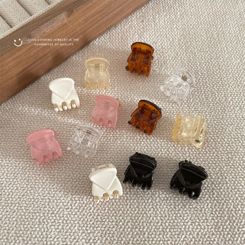 ckdm饰品磨砂小抓夹高级树脂