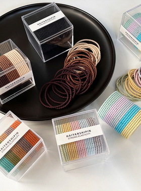 2022年新款发圈头绳女发绳扎马尾耐用不伤发皮筋皮套高弹力发饰