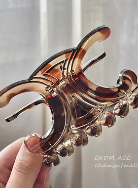 发夹女后脑勺韩国中号2023年新款优雅气质洗澡抓夹盘发鲨鱼夹发卡