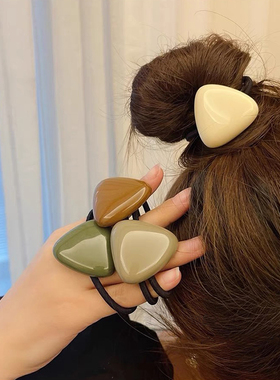 发圈2022新款高弹力耐用扎头发头绳橡皮筋女扎头皮套气质高级发绳