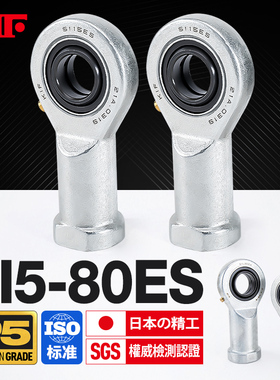 KIF进口SI8鱼眼10杆端12关节轴承15 17 20 25 30 35 40 45E50ES60