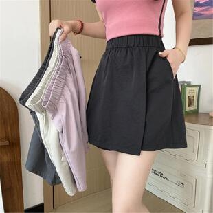 批发速干山本裙裤短款女夏季薄款2026新款a字短裤冰丝工装运动五