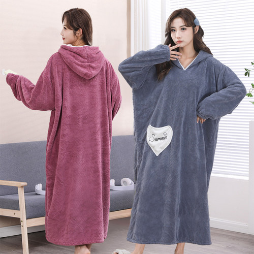 【A类面料】浴巾浴袍女可穿式
