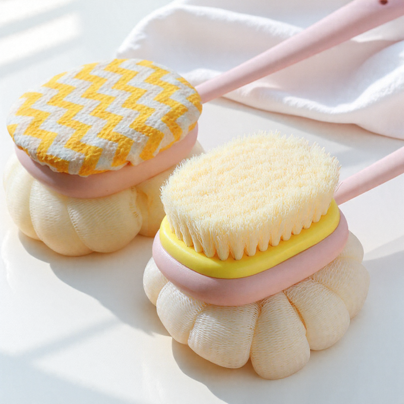 洗澡擦背神器-長柄沐浴刷