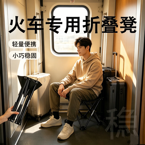 【承重360斤】旅行折叠小椅子