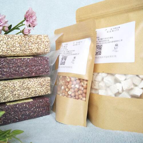 采OME购产品古子先生，小豆和，大麦，茯，椰子芡实粥红豆和苓，