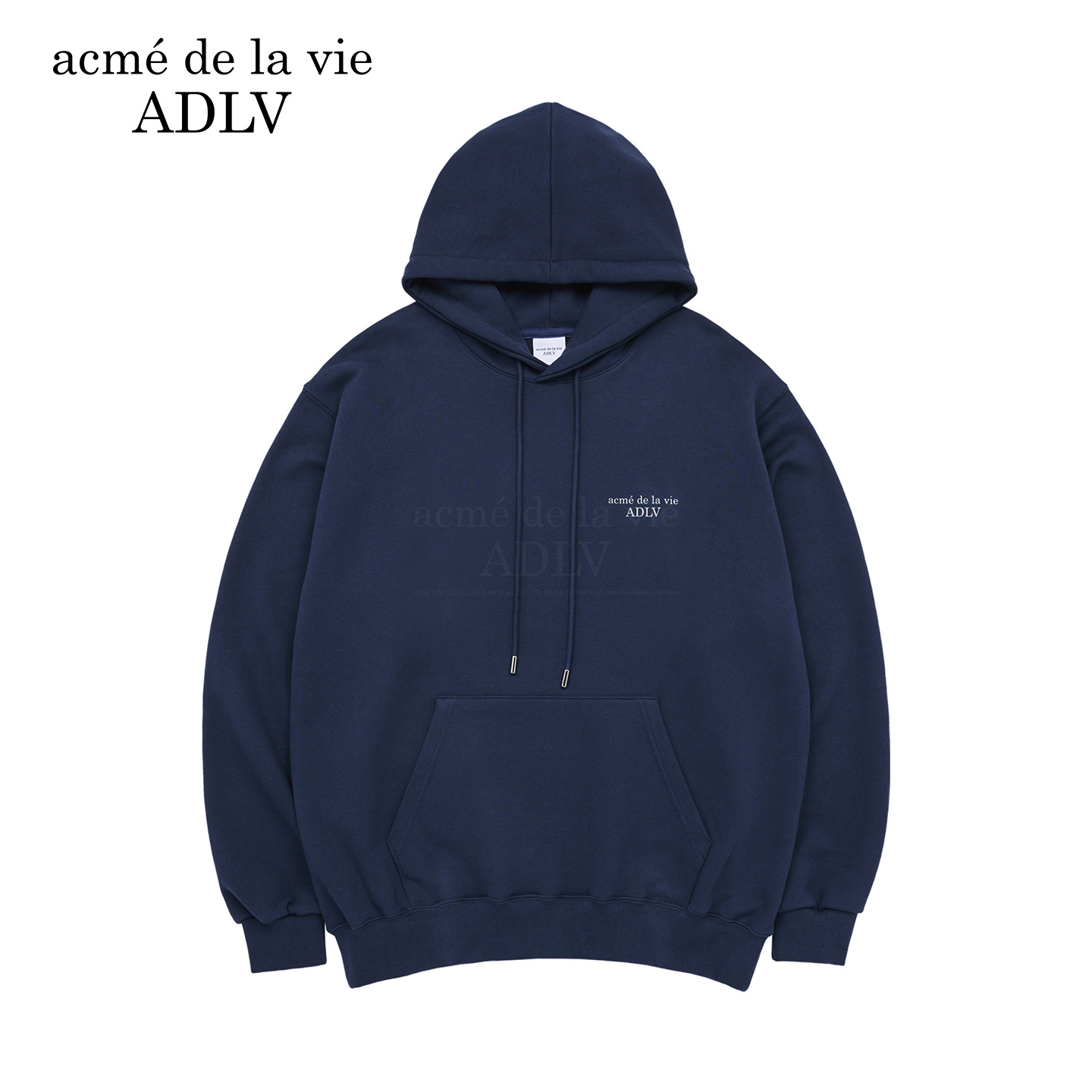 ADLV基础款LOGO连帽卫衣