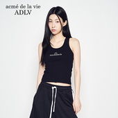 新款 ADLV修身 吊带背心甜酷辣妹女款 2025夏季 无袖 短上衣ins潮短款