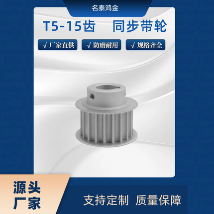 同步带轮 T5-15齿 TTPA15T5100-A-P5/12/14 TTPA15T5100-A-N14/15
