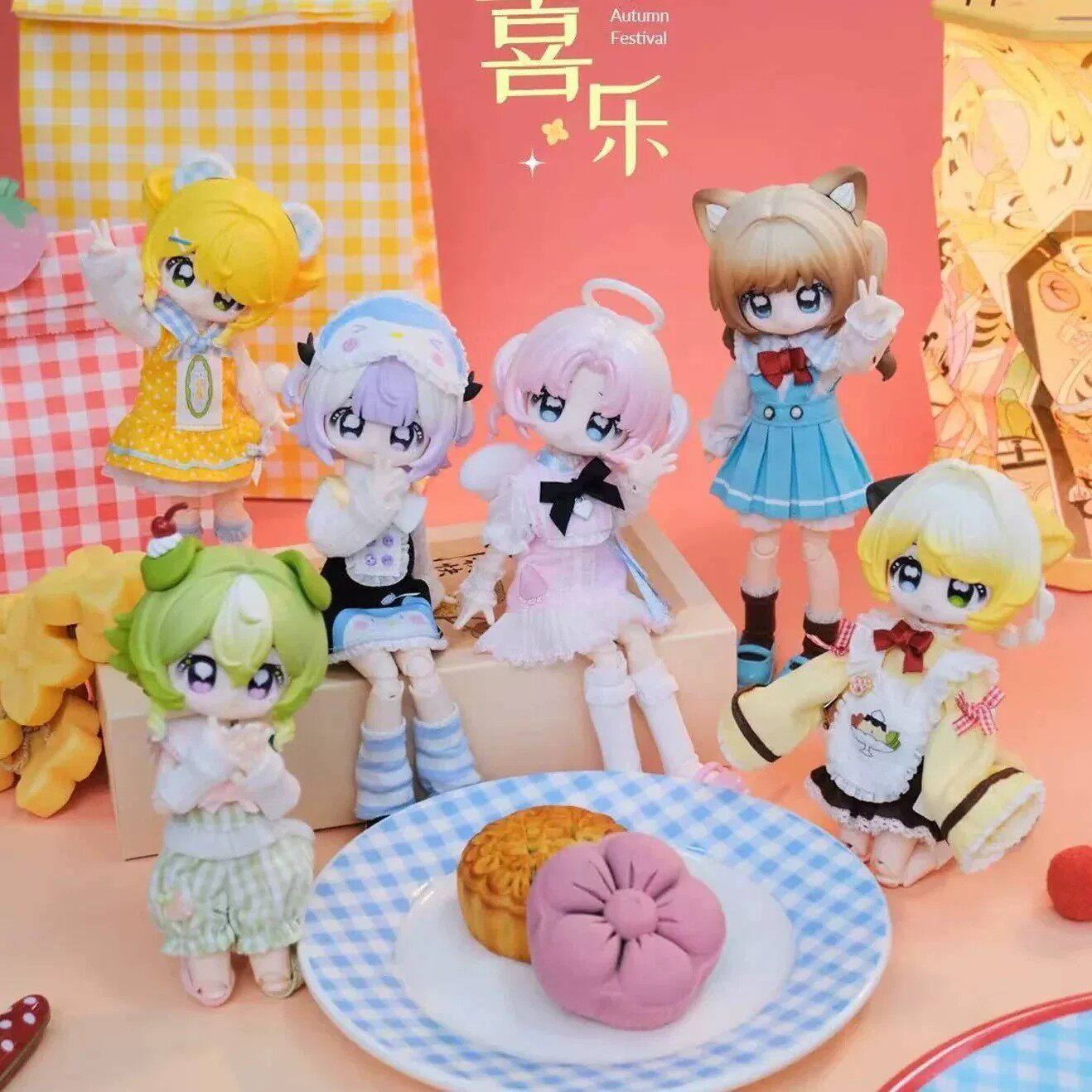 小钥匙设定集二代茶歇店bjd盲盒