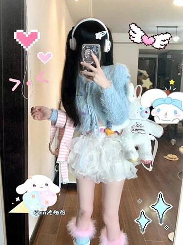 春田少女原创春南瓜裤裙撑安全裤y2k狗短裙百搭内外两穿包含鱼线