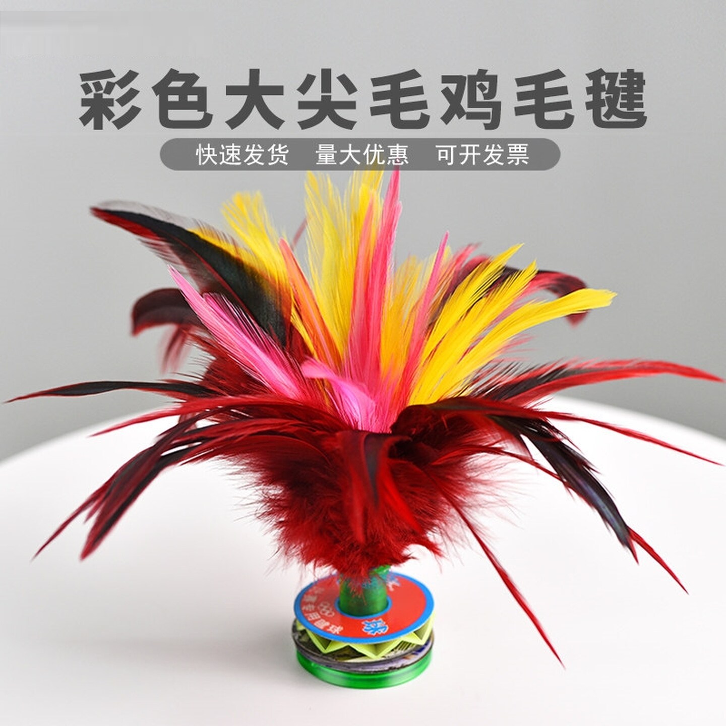 毽子儿童小学专用鸡毛毽子成人运动比赛专用几毛键子专业腱子耐踢