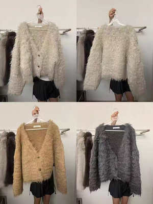 现～韩国东大门正品新款Londonflat2025秋冬高级感百搭毛毛外套女