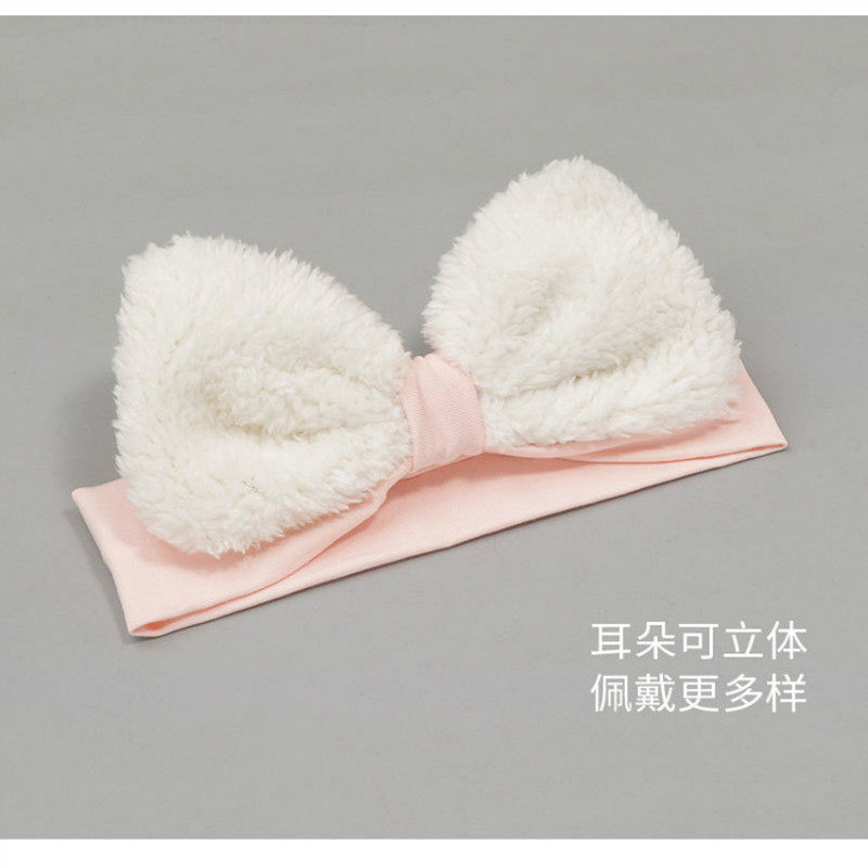 满15元包邮婴儿发带秋冬天蝴蝶结发箍 女宝宝头带宽边护囟门发饰