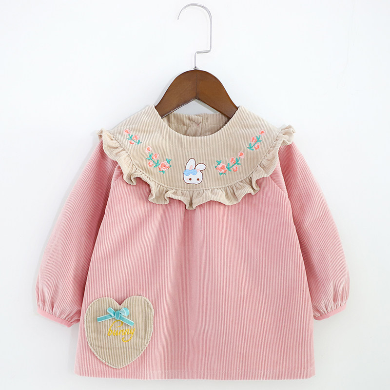 纯棉公主围裙女孩罩衣女宝宝外穿洋气裙式反穿衣防水婴儿围兜防脏,童装/婴儿装/亲子装,反穿衣/罩衣,淘宝优惠券,粉丝福利购,淘宝优惠卷