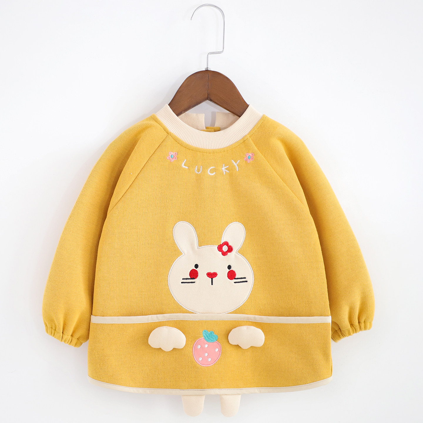 女宝宝罩衣秋冬针织洋气外穿护衣婴儿吃饭围兜防脏儿童围裙女孩,童装/婴儿装/亲子装,反穿衣/罩衣,淘宝优惠券,粉丝福利购,淘宝优惠卷