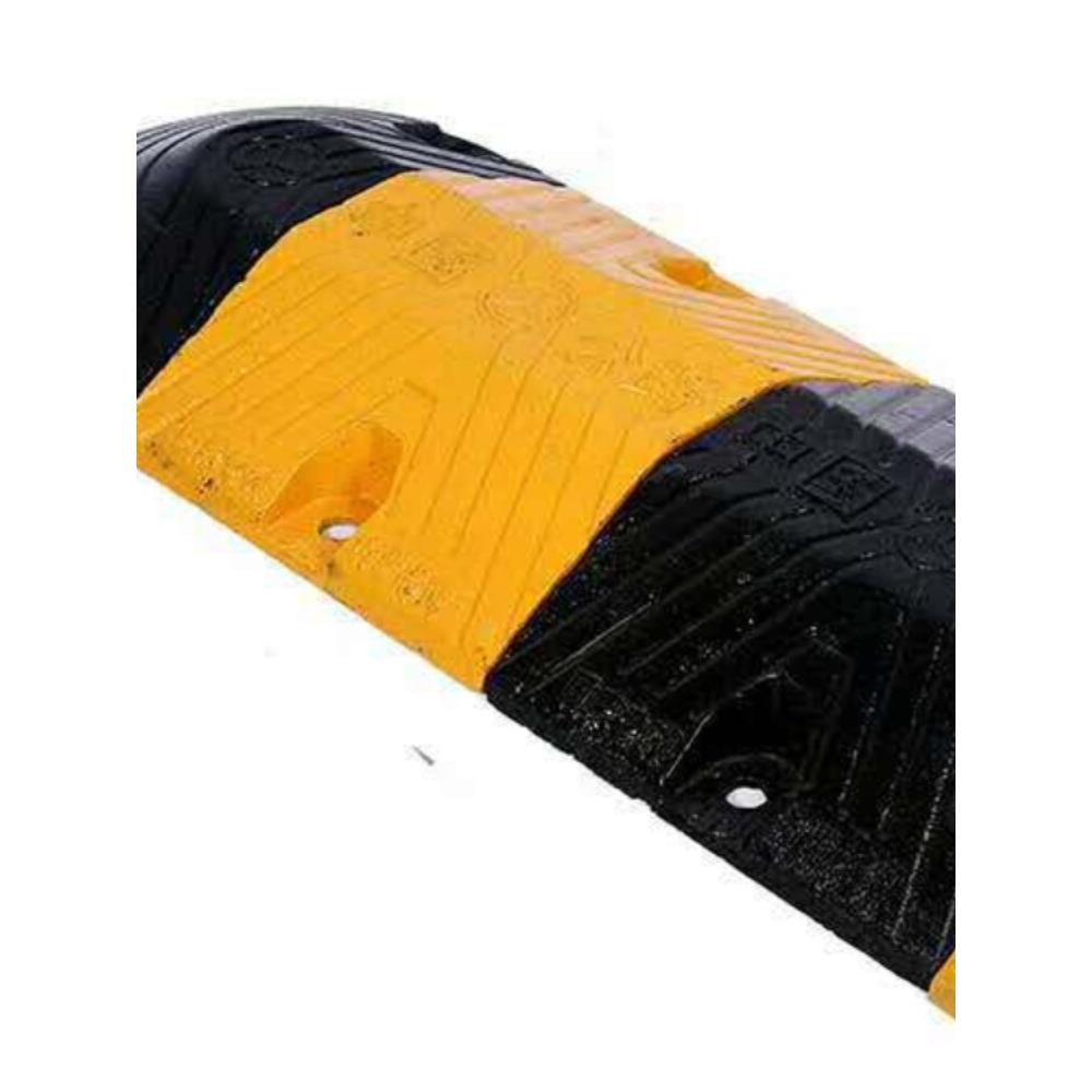 优质铸钢铸铁减速带缓冲70加厚橡胶道路板乡村限速垫200吨河南省