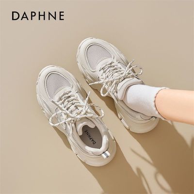 【达芙妮】厚底老爹鞋女百搭舒适