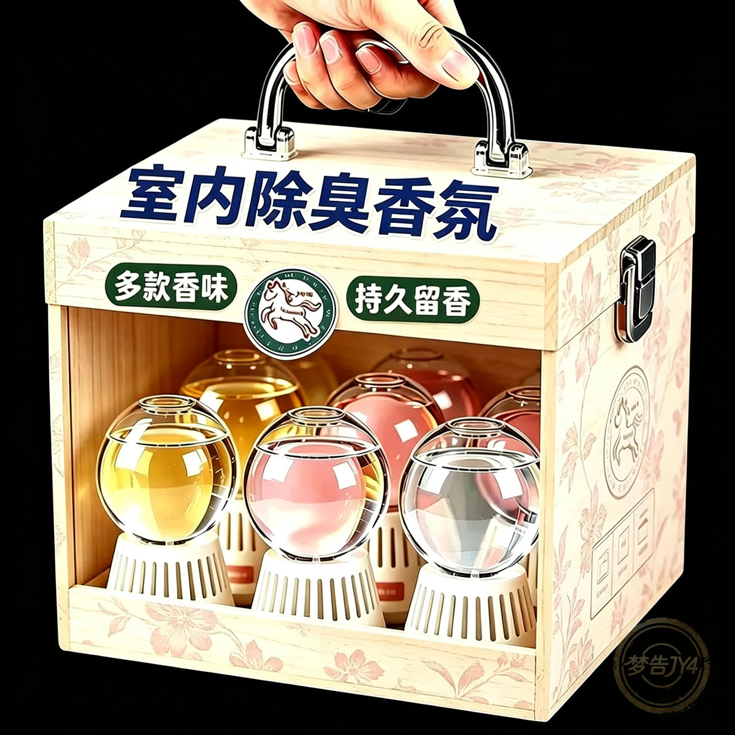 倒置水晶球香薰可爱精致纪念豪华高级礼物清香型浴室家居车载香水