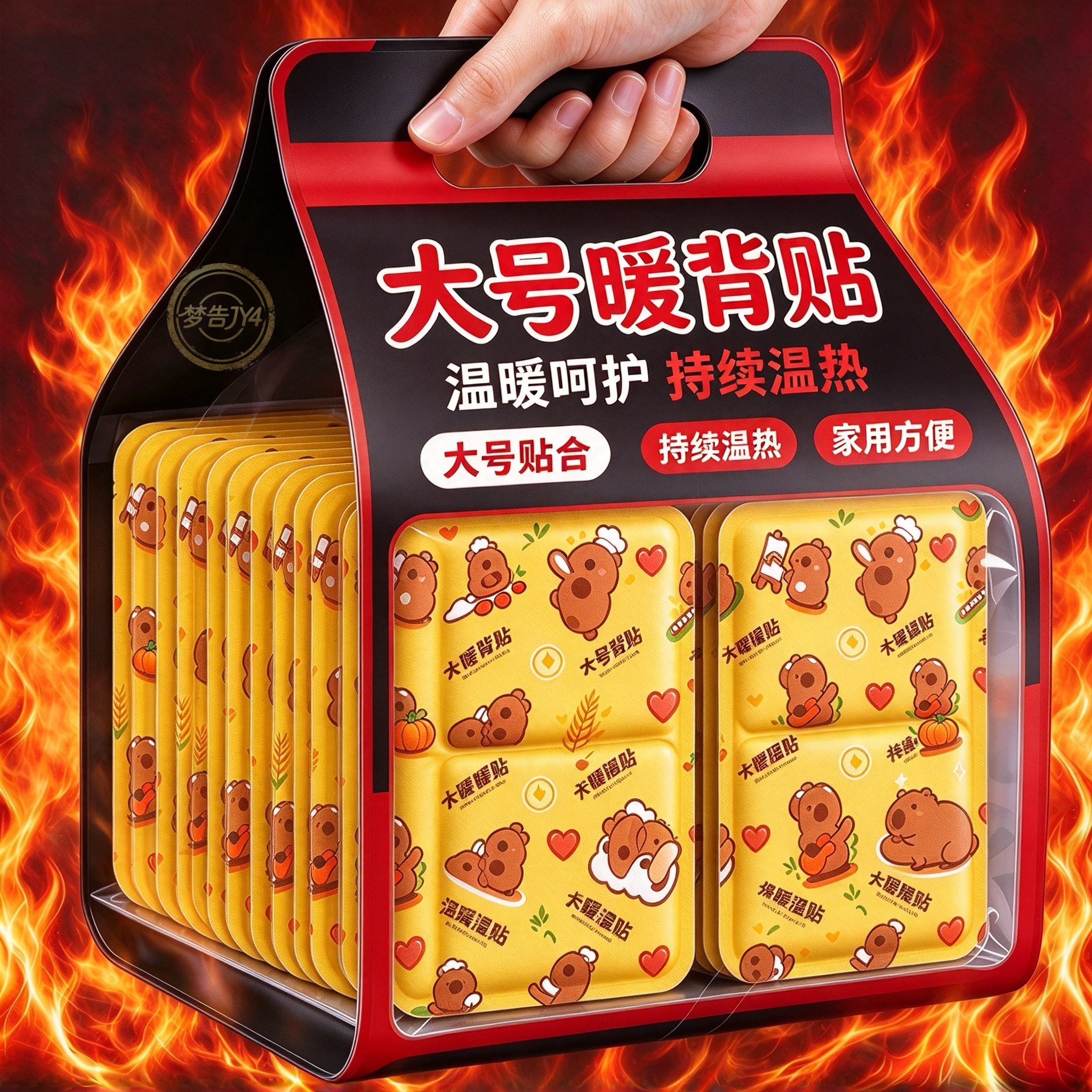 超大暖背自发热热敷贴