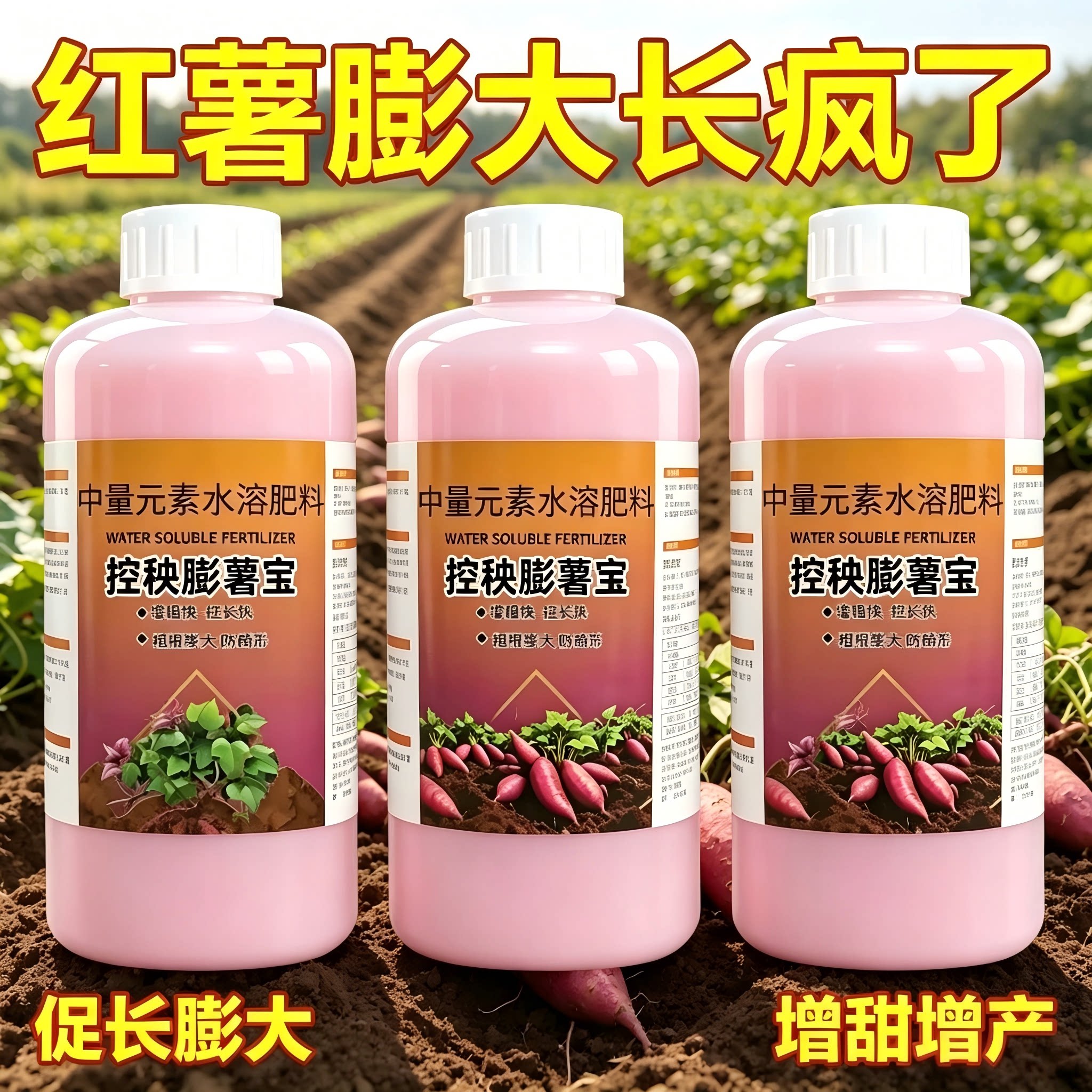 控秧膨薯宝增甜增产防裂壮苗