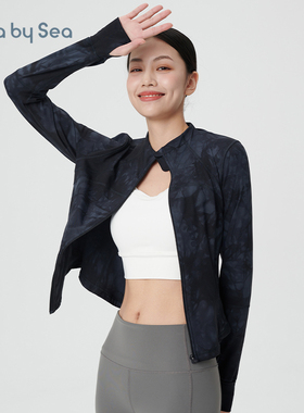 Lulla by Sea | Agile 运动外套修身短款跑步半高领拉链秋冬开衫