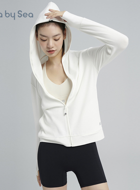 Lulla by Sea | All day拉链外套优可丝连帽宽松跑步春夏防晒卫衣