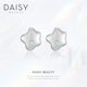 DAISY BEAUTY熠熠之星耳钉星星镶天然欧泊不对称