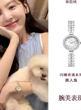 Wrist watch 美人鱼手表女满天星女款小众轻奢女士手链式正女表
