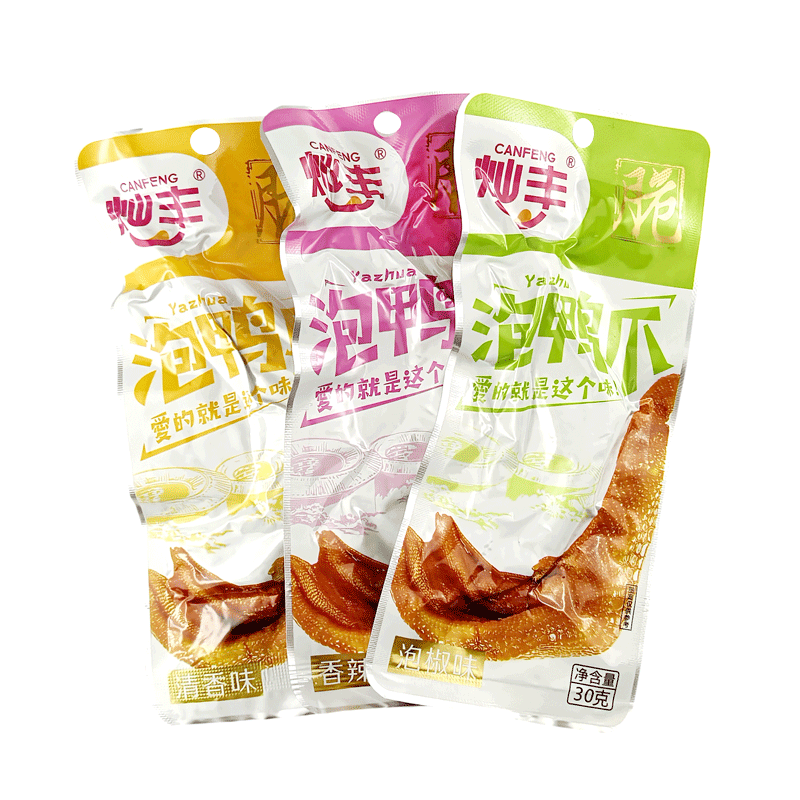 土楼泡鸭爪泡制酸辣可口