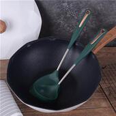 墨绿色硅胶锅铲不粘锅专用炒菜铲子家用耐高温锅铲勺不伤锅两件套