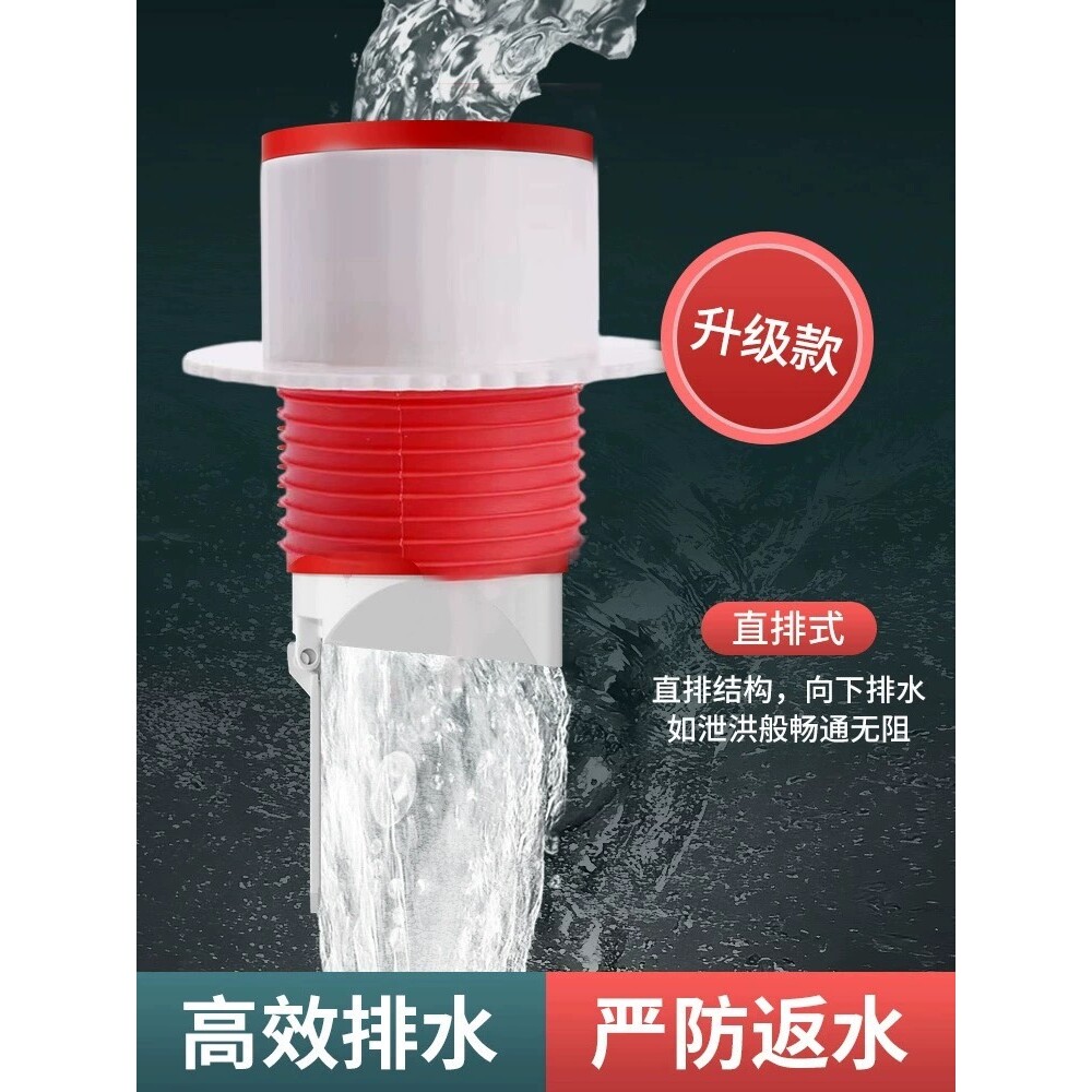 下水道密封塞厨房卫生间排水管防返臭密封圈硅胶防溢下水接头通用