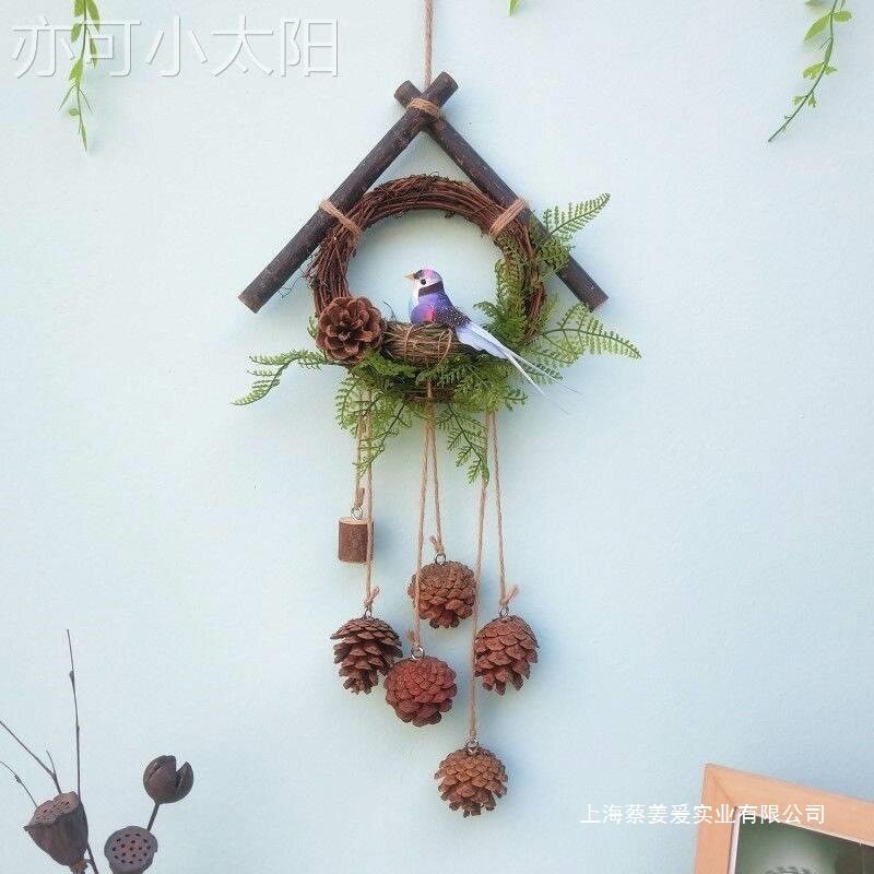 户门口装饰创意个性壁挂式花环门牌客厅卧室墙上挂件墙壁饰摆件