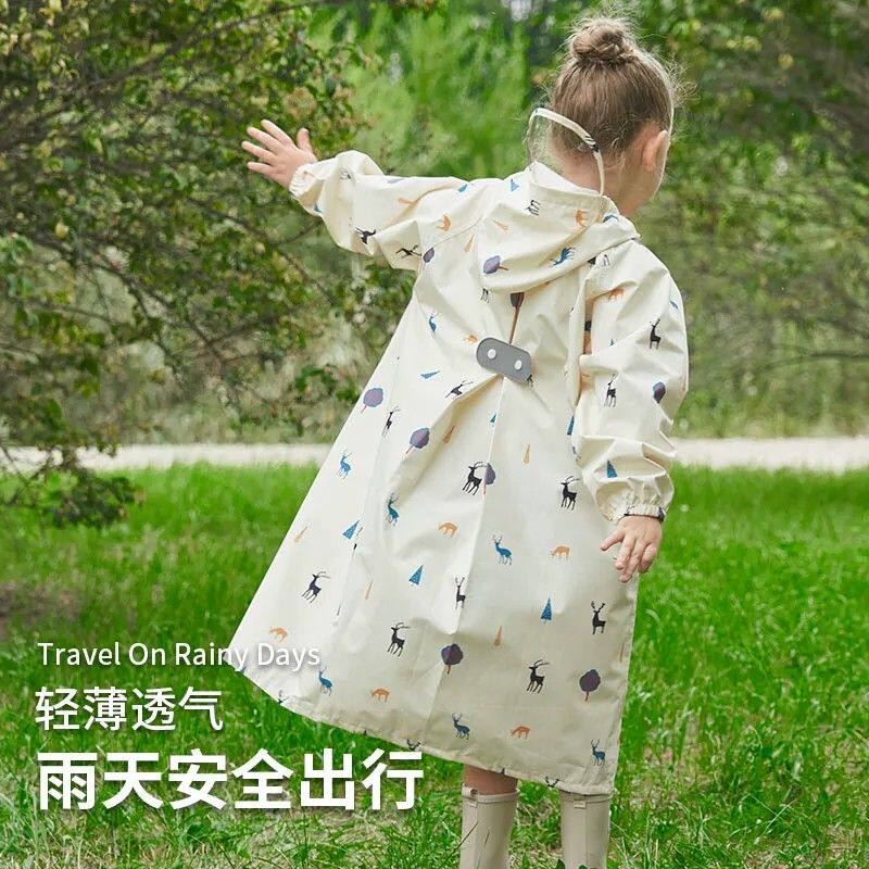 儿童雨衣小学生专用女童2026新幼儿园上学防水中小童宝宝雨披日式