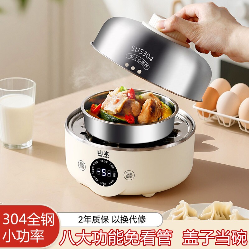 德国不锈钢电蒸锅家用小型蒸煮一餐机自动断电蒸蛋器2025新款体早